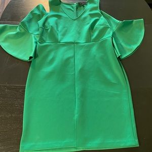 Eloquii Green Cold Shoulder Dress Size 20